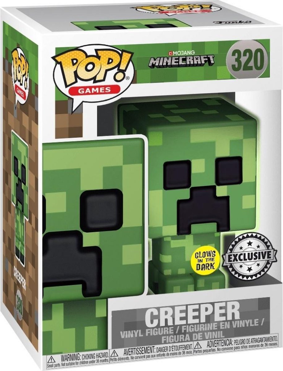 Minecraft Pop Vinyl: Creeper Glow in the Dark Limited Edition