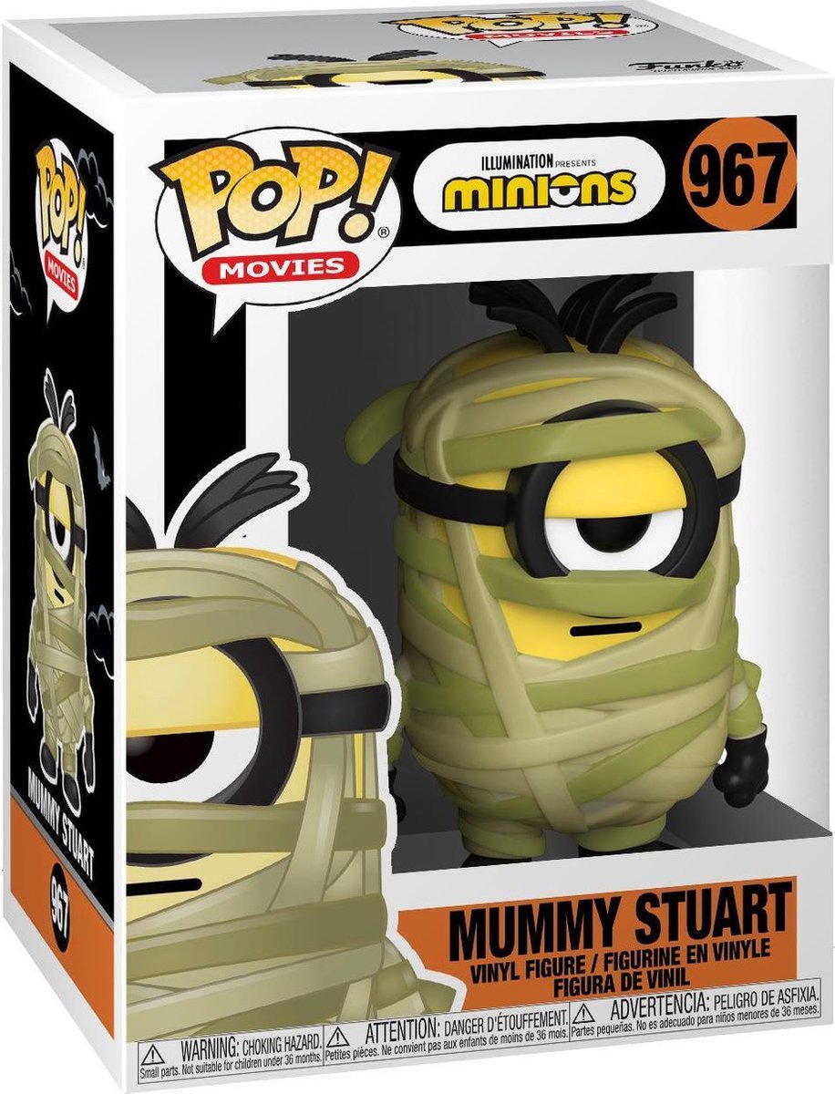 Minions POP! Movies Vinyl Figure Mummy Stuart