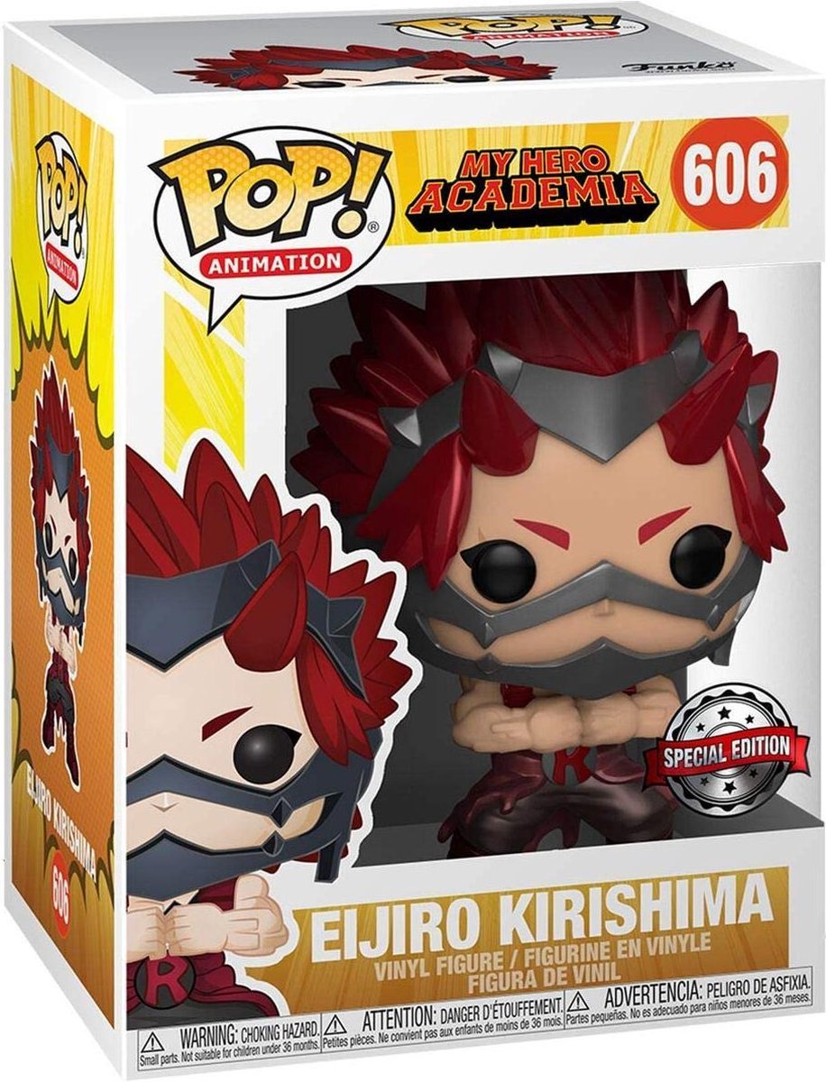 My Hero Academia POP! Animation Vinyl Figure Kirishima Metallic (Red Dot NL Exclusive)