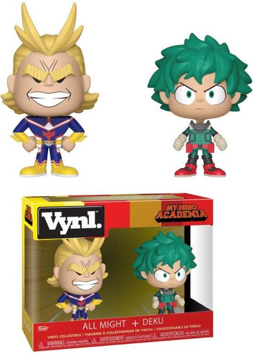 My Hero Academia VYNL Vinyl Figures 2-Pack All Might & Deku 10 cm