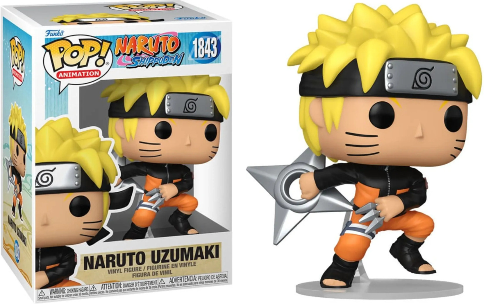 Naruto Shippuden   Pop Vinyl: Naruto Uzumaki (1843)