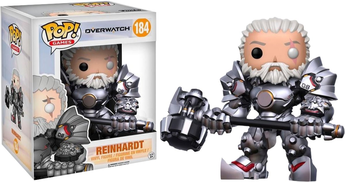 Overwatch - POP N° 184 - Reinhardt Unmasked Oversize