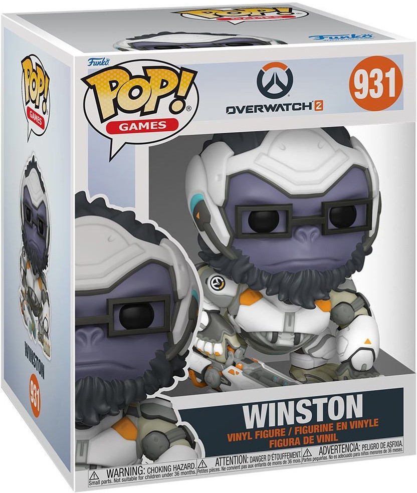 Overwatch   Pop Vinyl: Winston (Oversized)(schade aan doos)