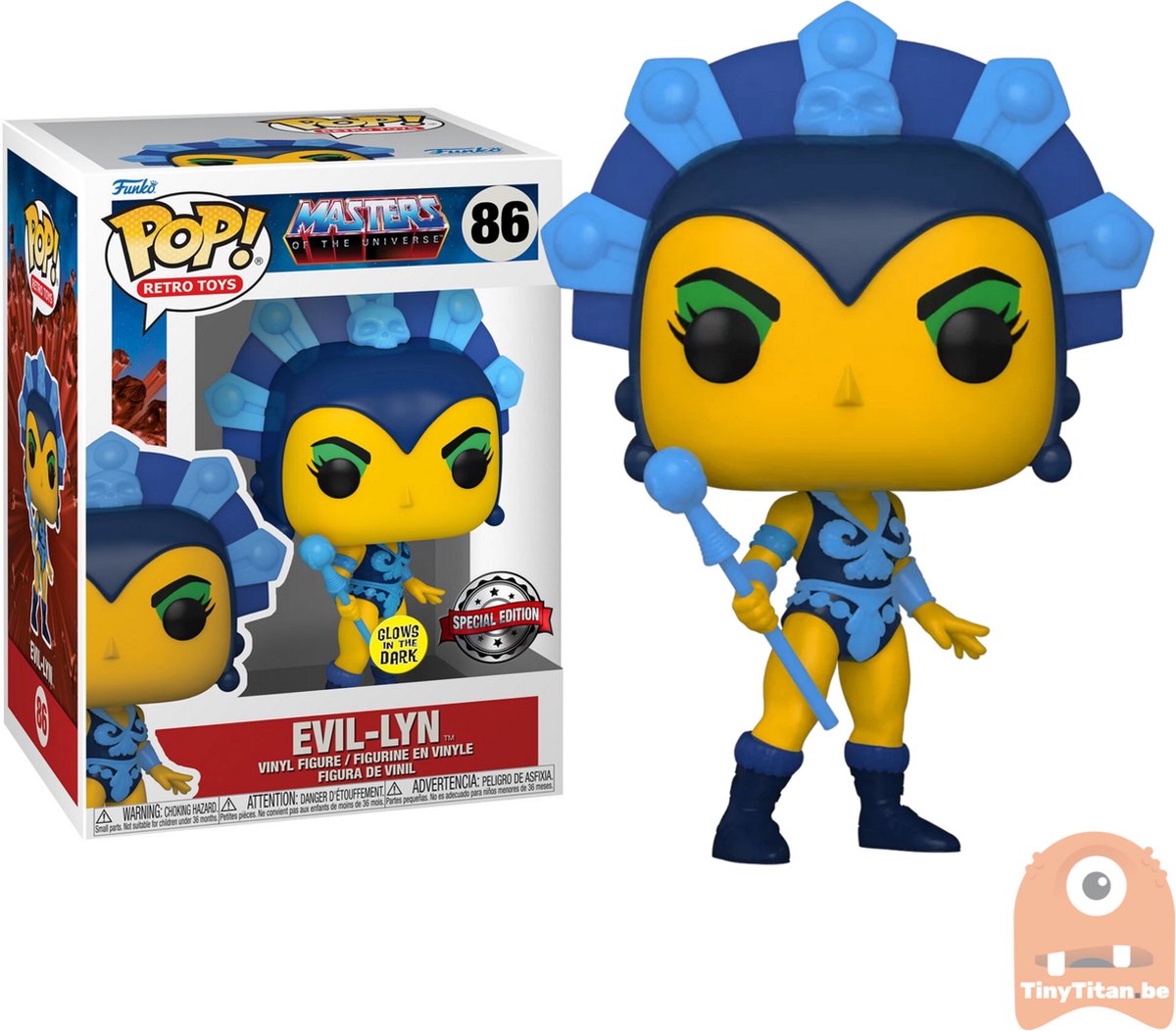 POP! Retro Toys Evil-Lyn GITD 86 Masters of the Universe Exclusive