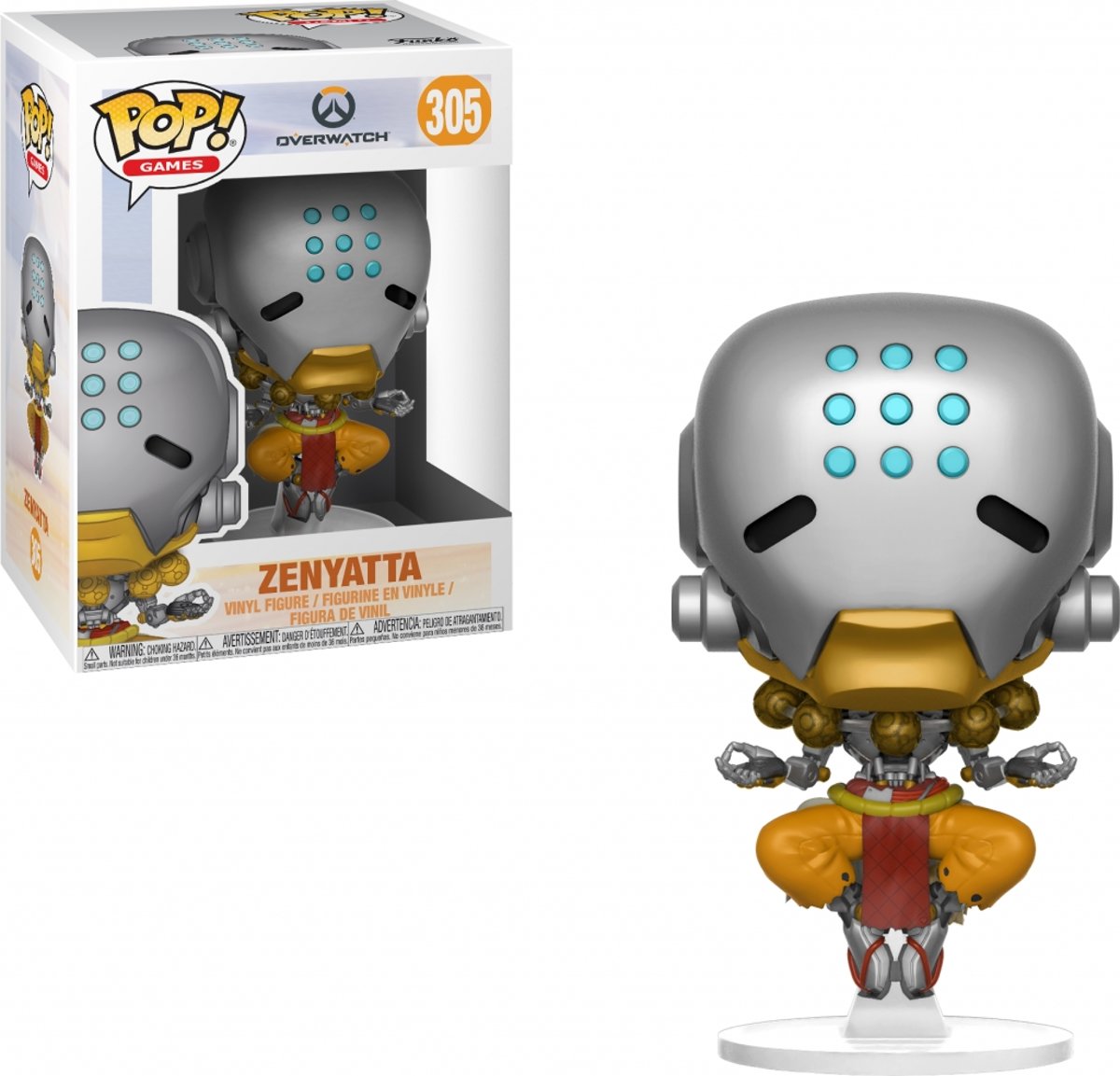 POP OVERWATCH ZENYATTA VINYL F