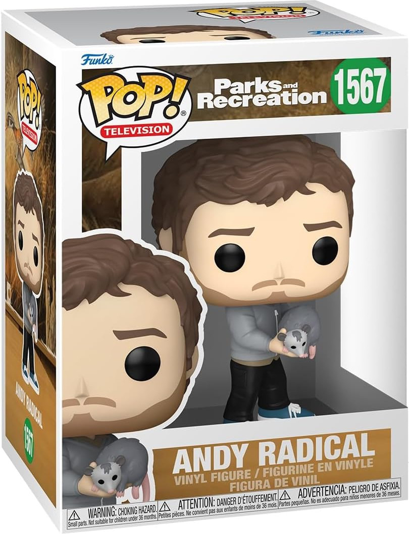 Parks and Recreation 15th   Pop Vinyl: Andy Radical