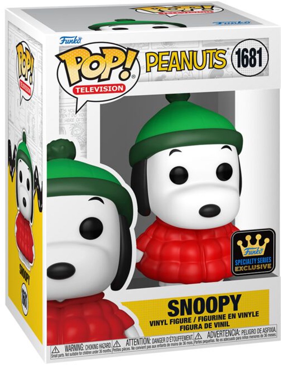 Peanuts Snoopy in coat (Chase Edition mogelijk!) vinylfiguur Unisex   Pop! - Neutraal - Standard