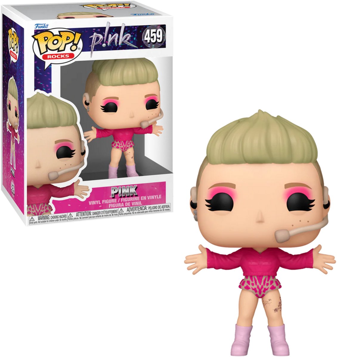 Pink Pink Rocks! Vinyl Figur 459 Unisex   Pop! - Neutraal - Standard