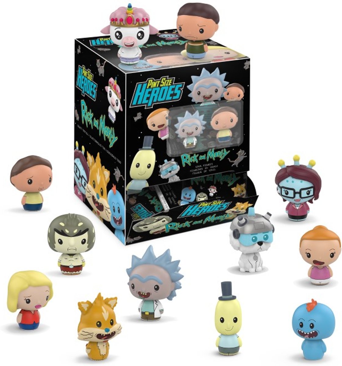 Pint Sized Heroes: Rick and Morty 24 Piece CDU