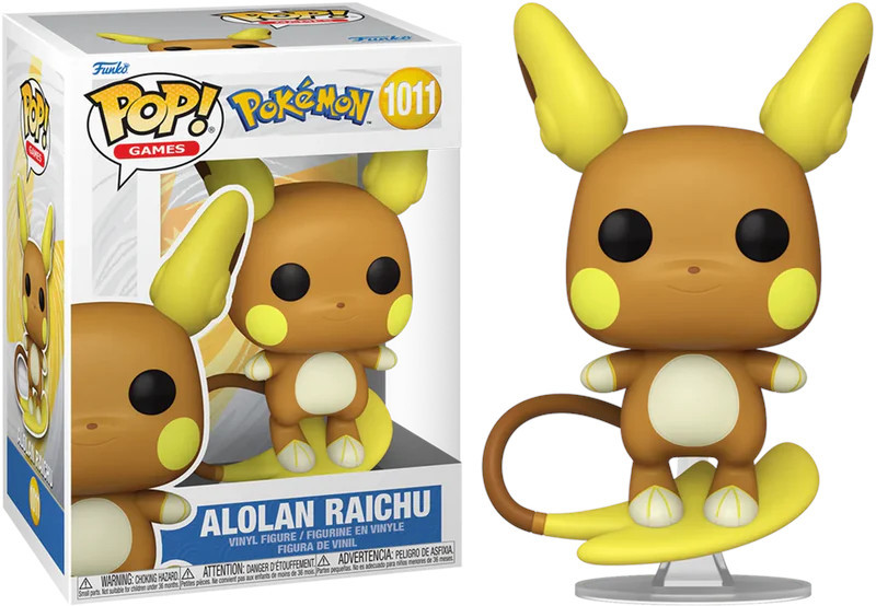 Pokemon   Pop Vinyl: Alolan Raichu