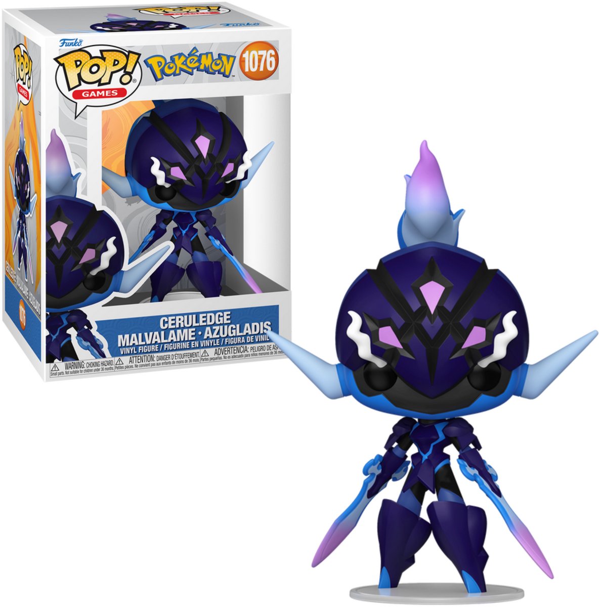 Pokémon Ceruledge vinylfiguur 1076 Unisex   Pop! - Neutraal - Standard