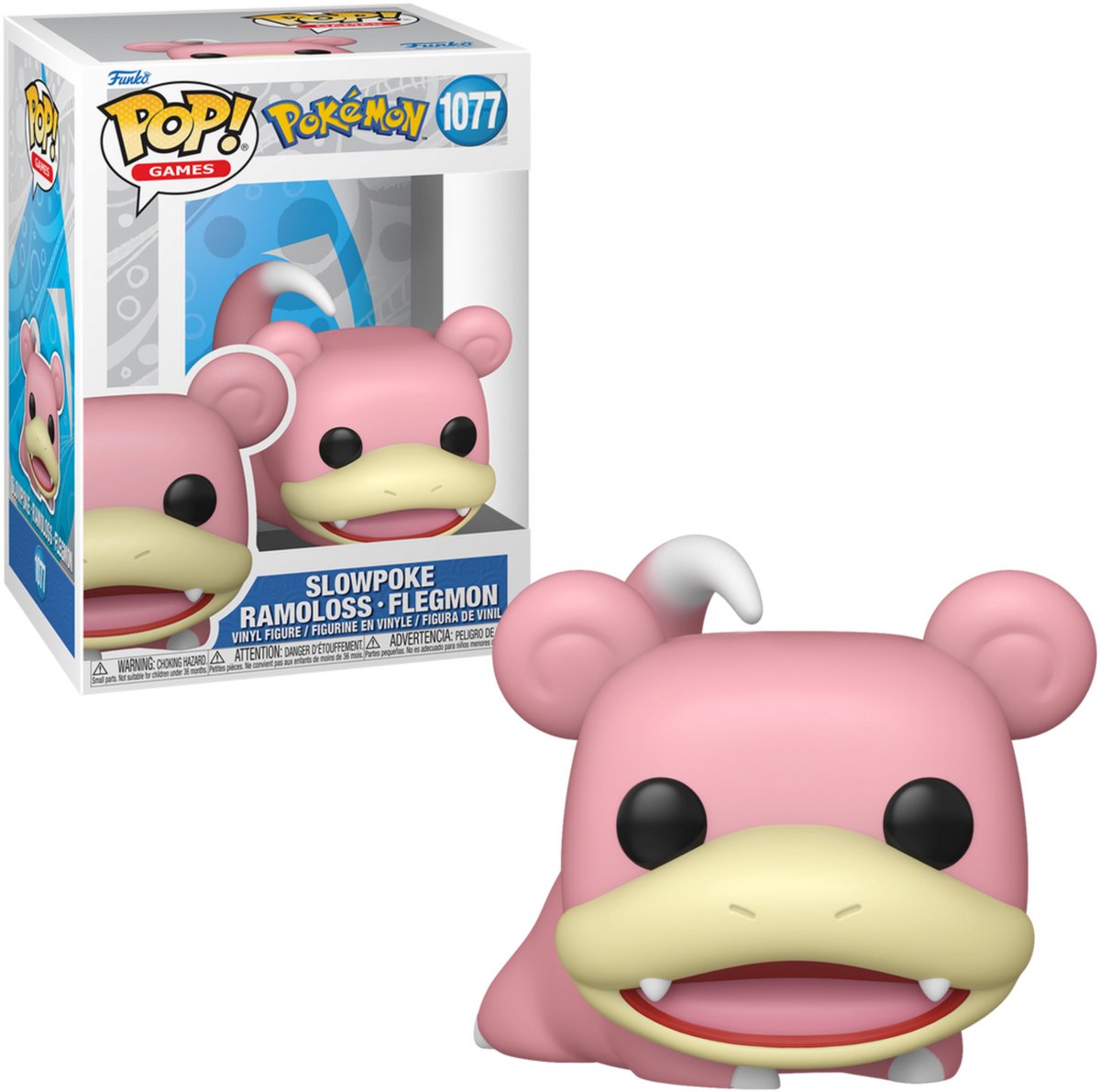 Pokémon Slowpoke vinylfiguur 1077 Unisex   Pop! - Neutraal - Standard