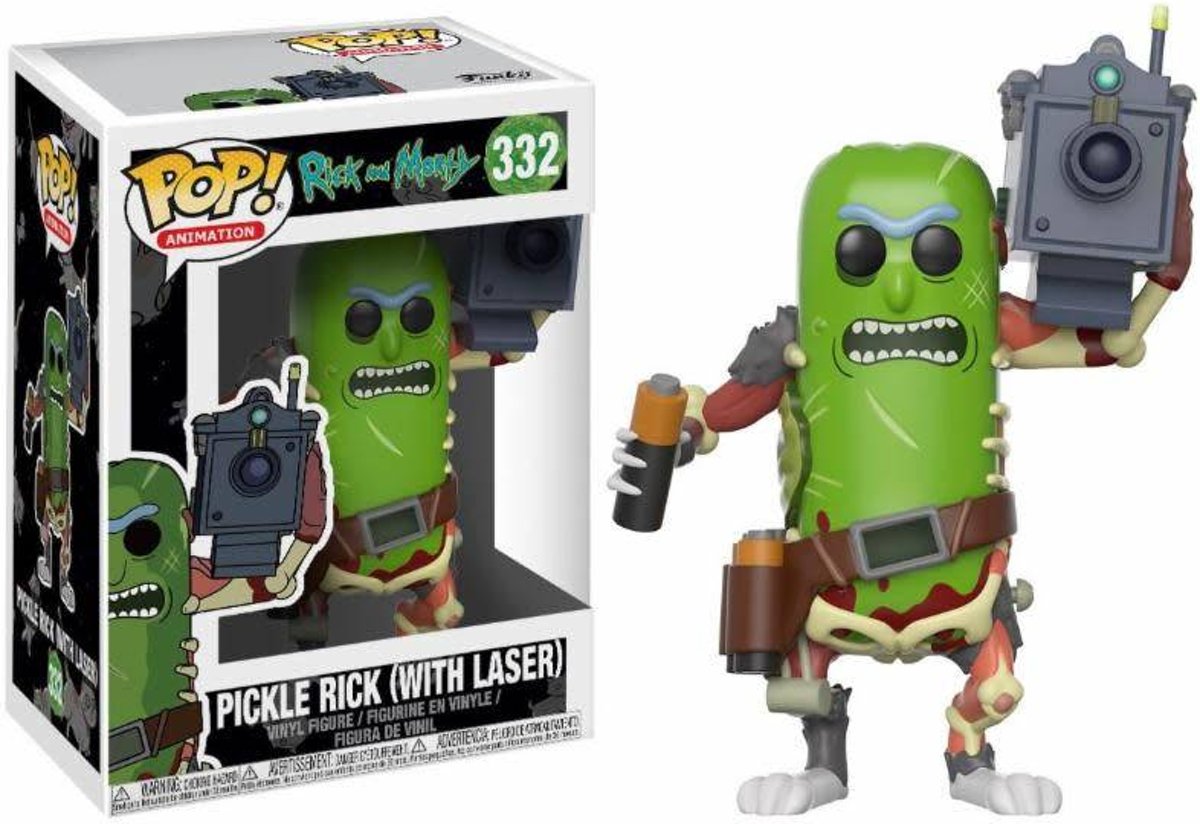 Pop! Animation: Rick and Morty - Pickle Rick with Laser