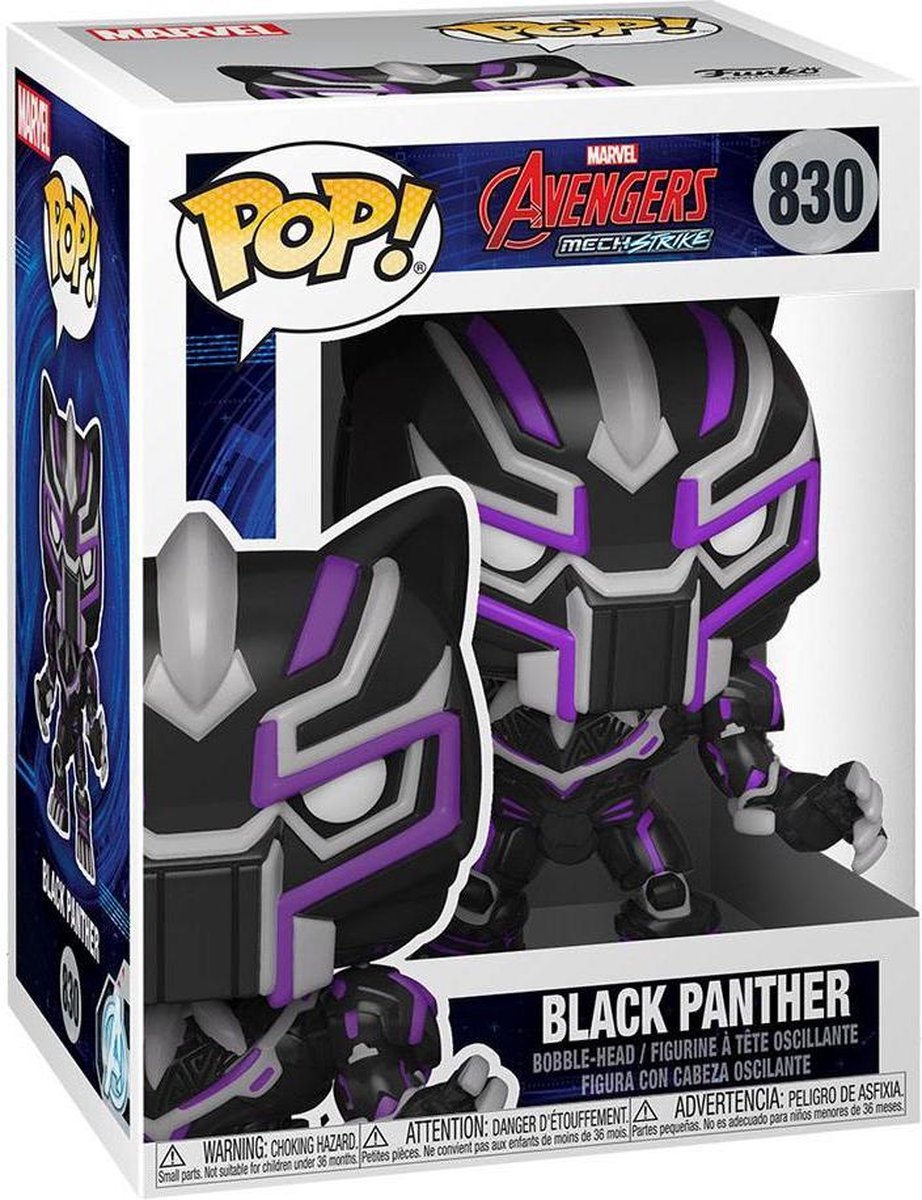 Pop! Avengers Black Panther  clows in the dark Special Edition 830