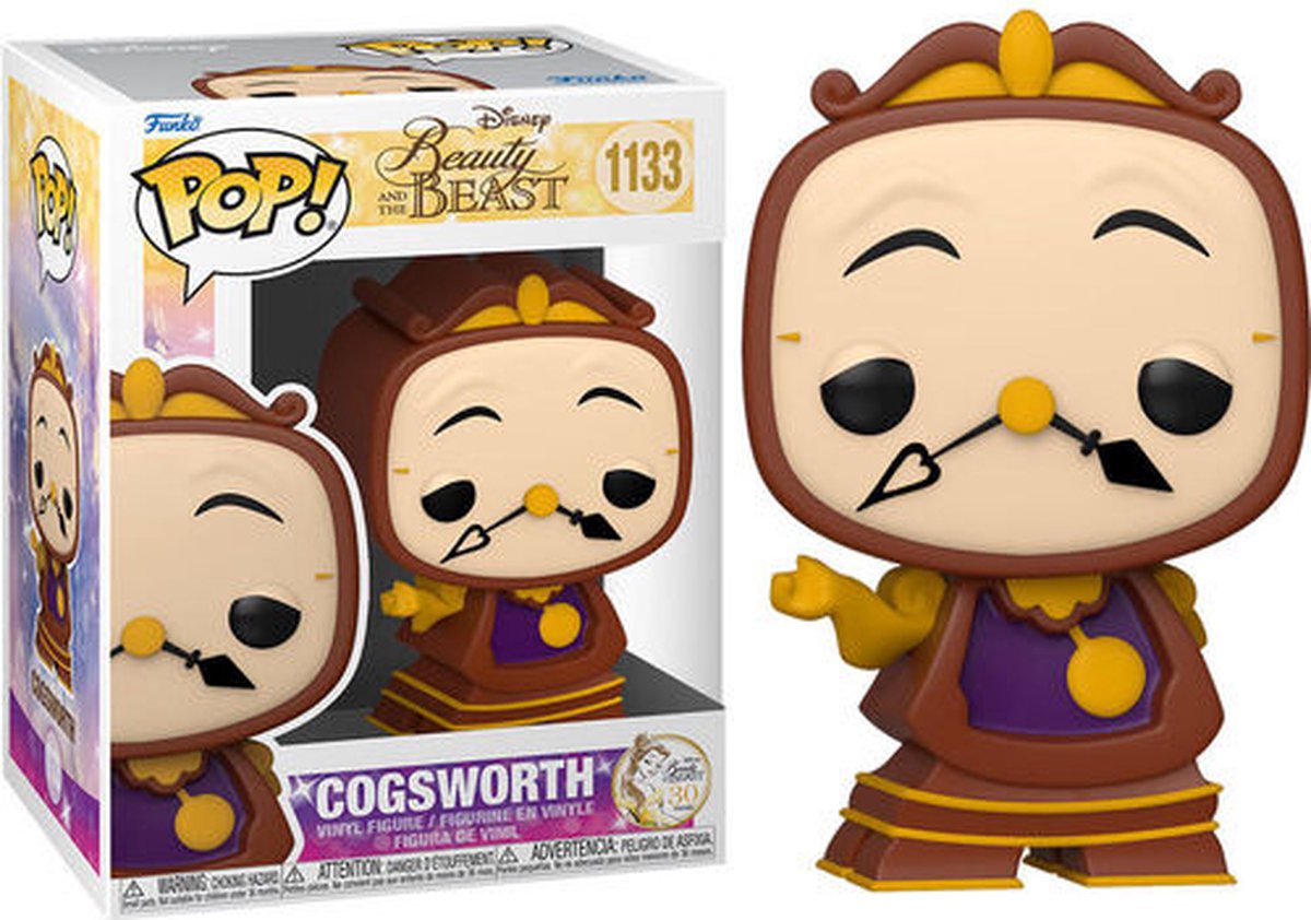 Pop! Disney: Beauty and the Beast - Cogsworth FUNKO