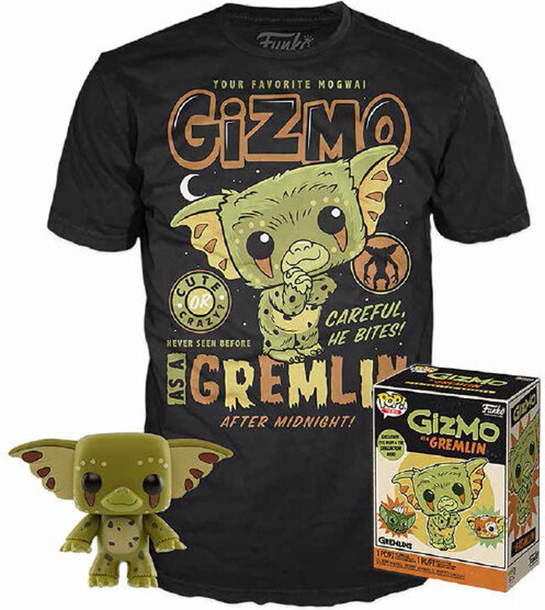 Pop! Gremlins: Set Figure and Tee - Gizmo Exclusive Maat L FUNKO