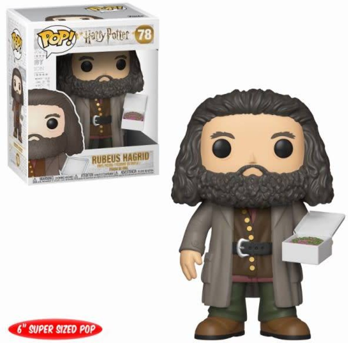 Pop! Harry Potter: - 6 inch Hagrid with Cake