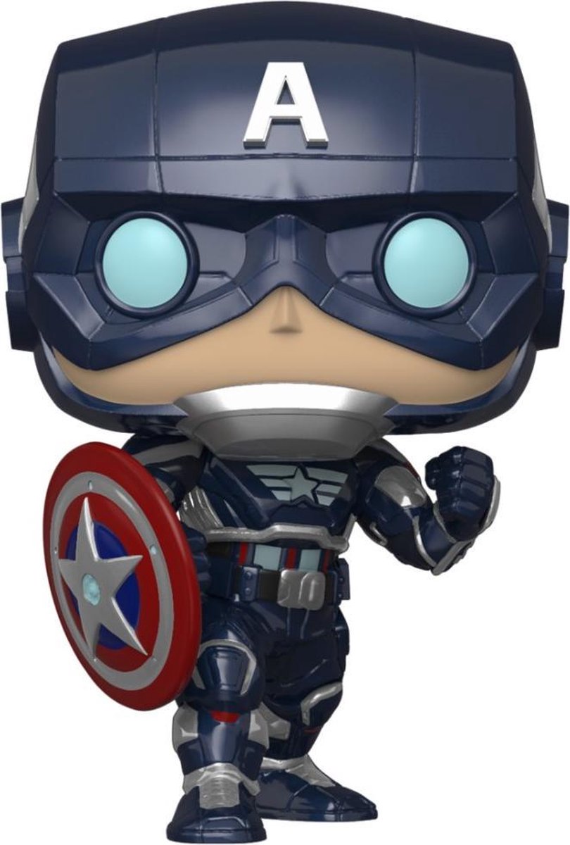 Pop! Marvel: Avengers Game  - Stark Tech Suit Captain America