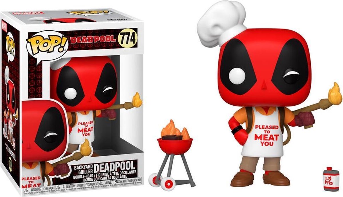 Pop! Marvel: Deadpool 30th - Backyard Griller Deadpool FUNKO