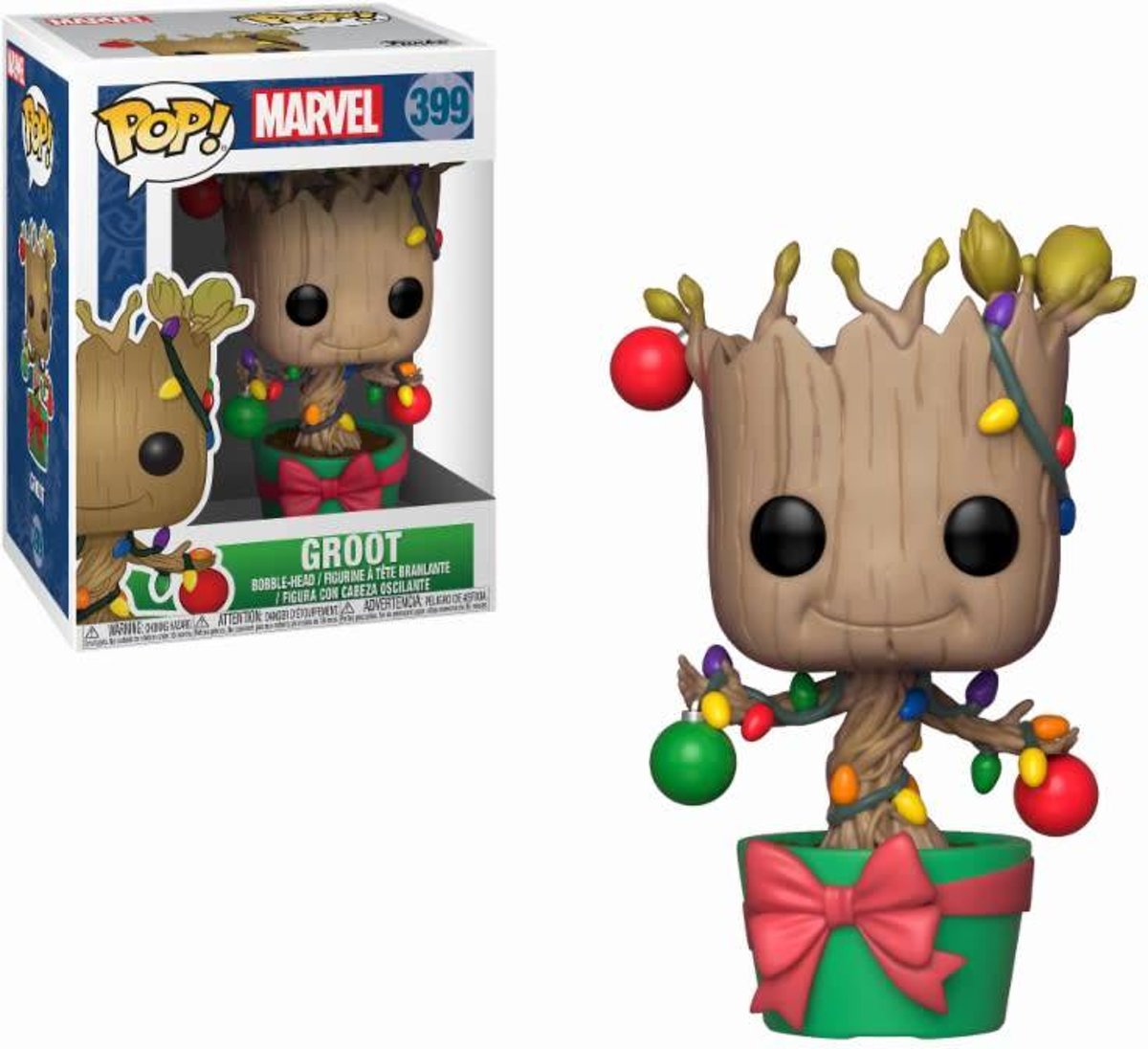 Pop! Marvel: Holiday Groot with Lights and Ornaments