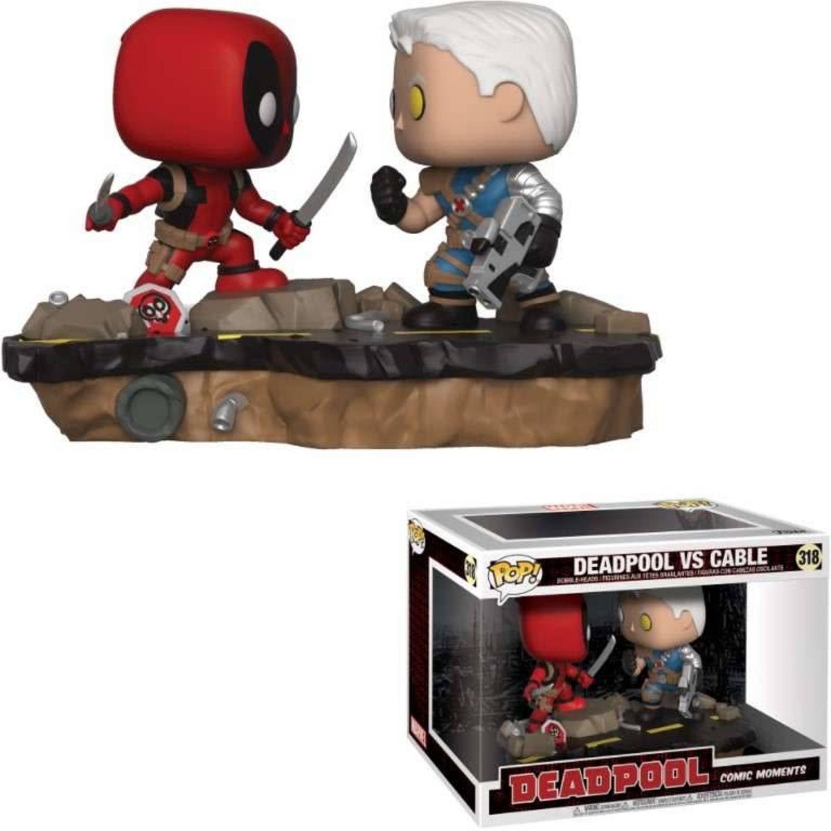 Pop! Marvel: Movie Moments - Deadpool vs Cable 2-pack