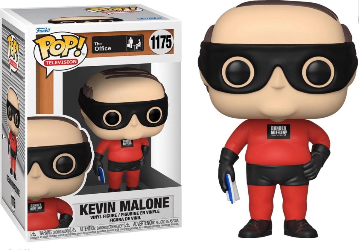 Pop! TV: The Office - Kevin as Dunder Mifflin Superhero