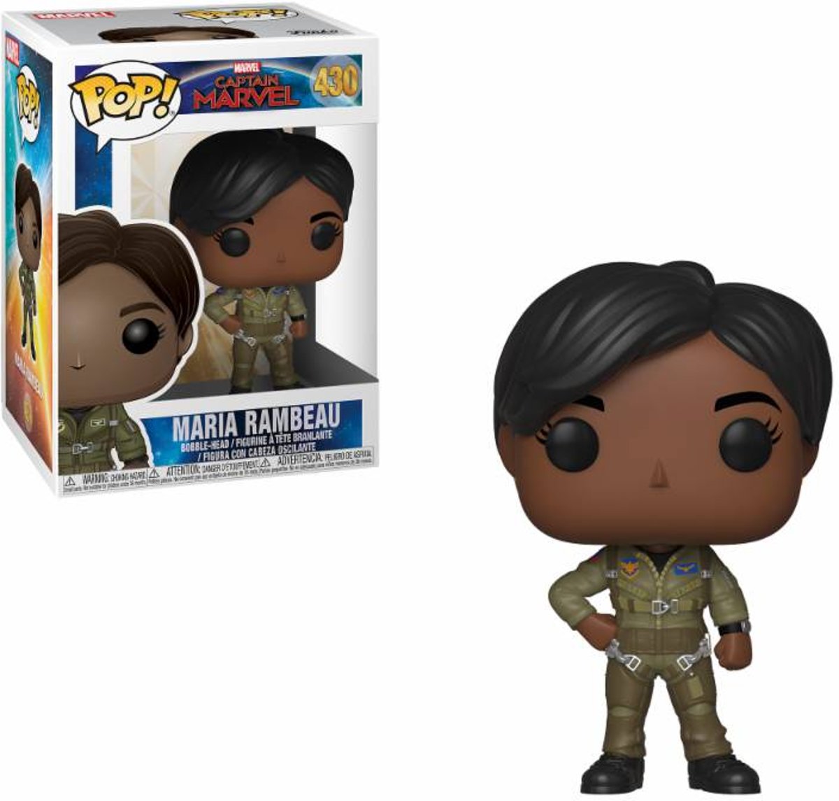 Pop Captain Marvel Maria Rambeau Vinyl Figure