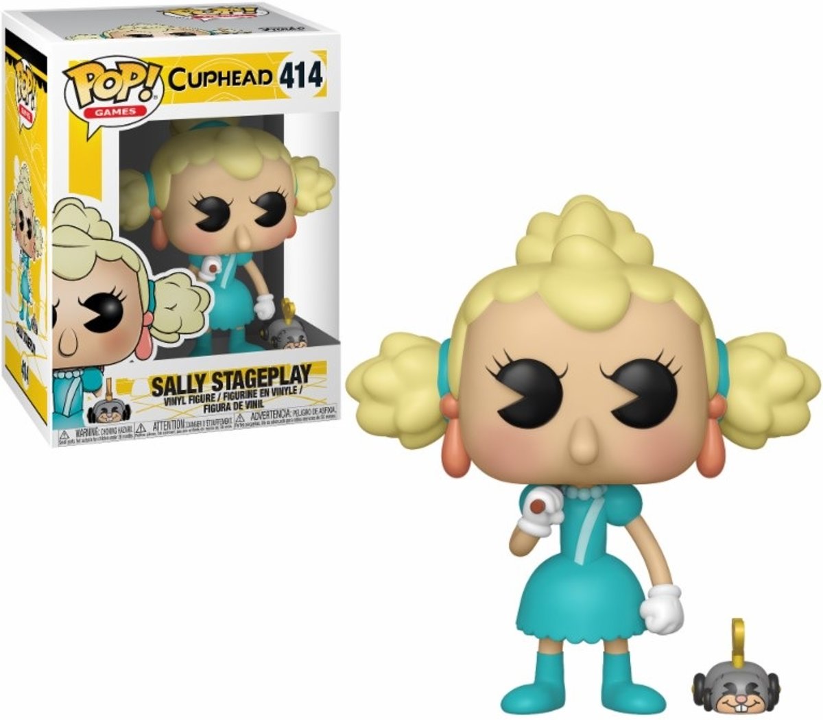 Pop Cuphead Sally Stageplay Vinyl Figure