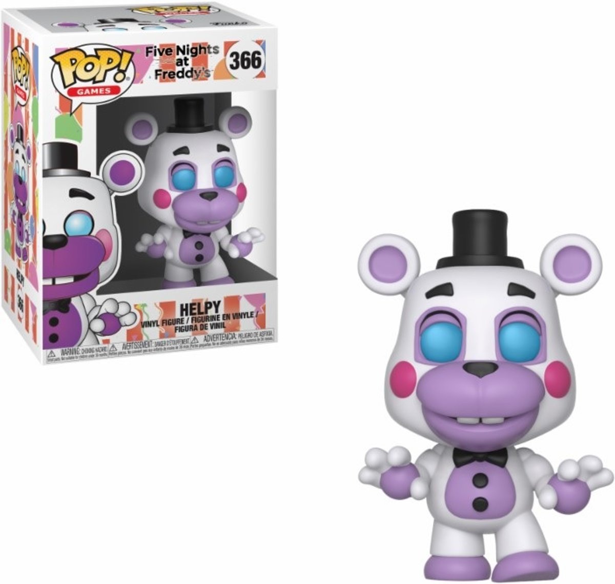 Pop Five Nights at Freddys Pizza Sim Helpy Vinyl Figure