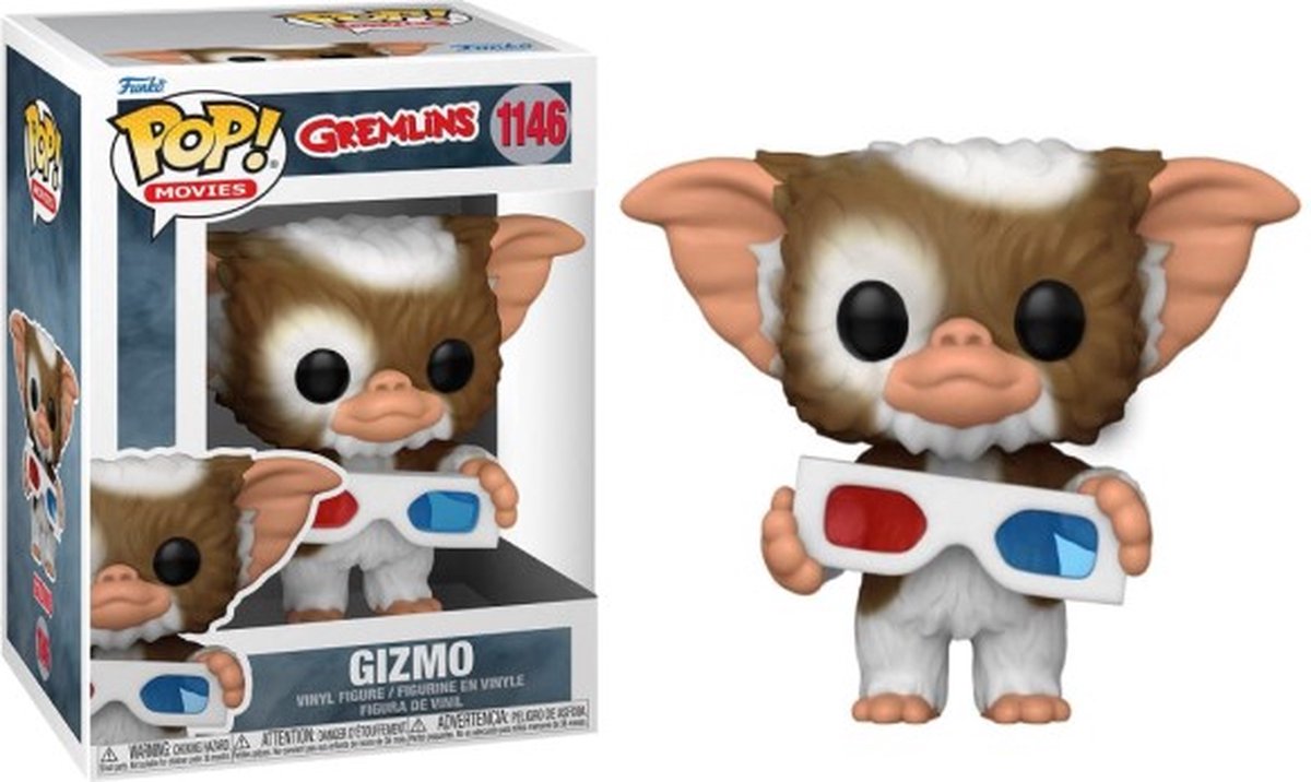 Pop Gremlins Gizmo with 3-D Glasses Vinyl Figure