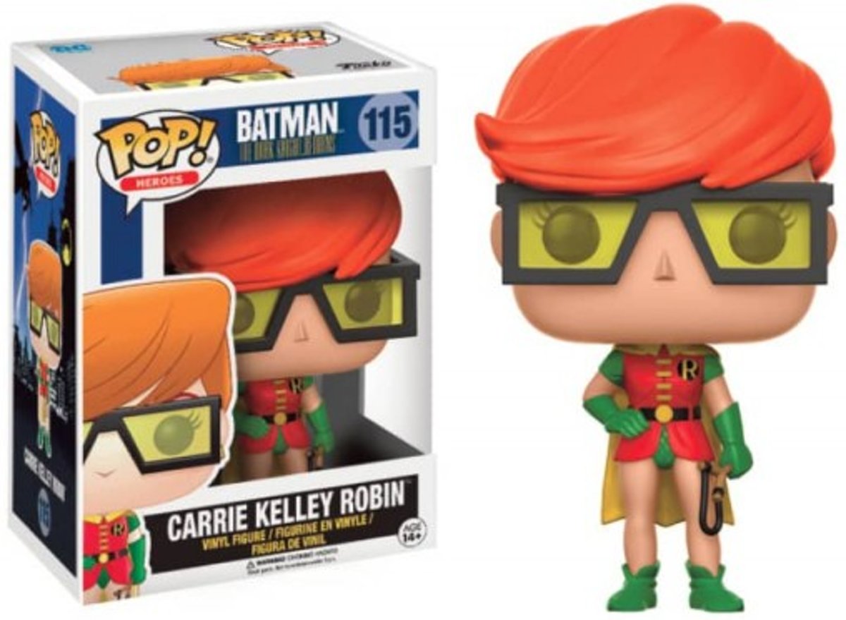 Pop Heroes Dark Knight Returns Carrie Kelly Robin Vinyl Figure