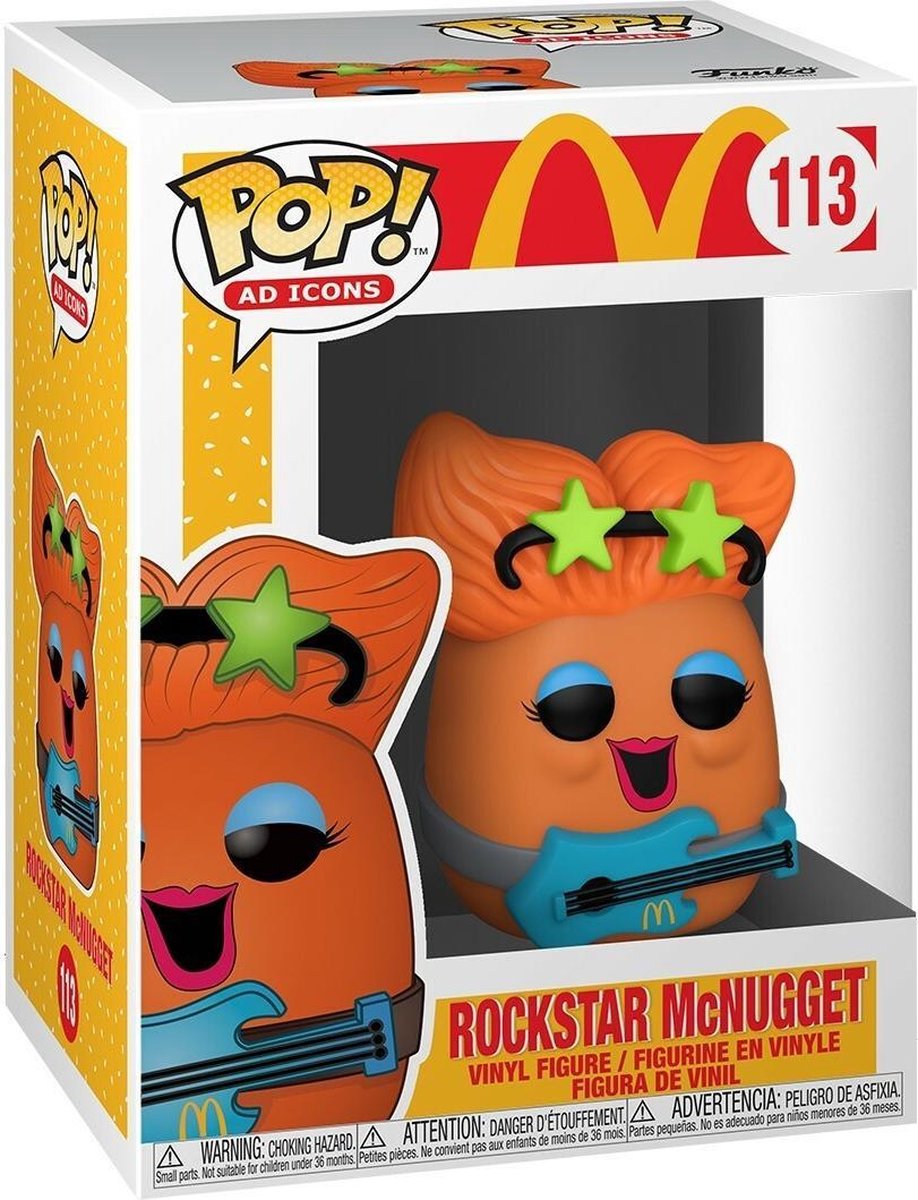 Pop McDonalds Rockstar Nugget Vinyl Figure