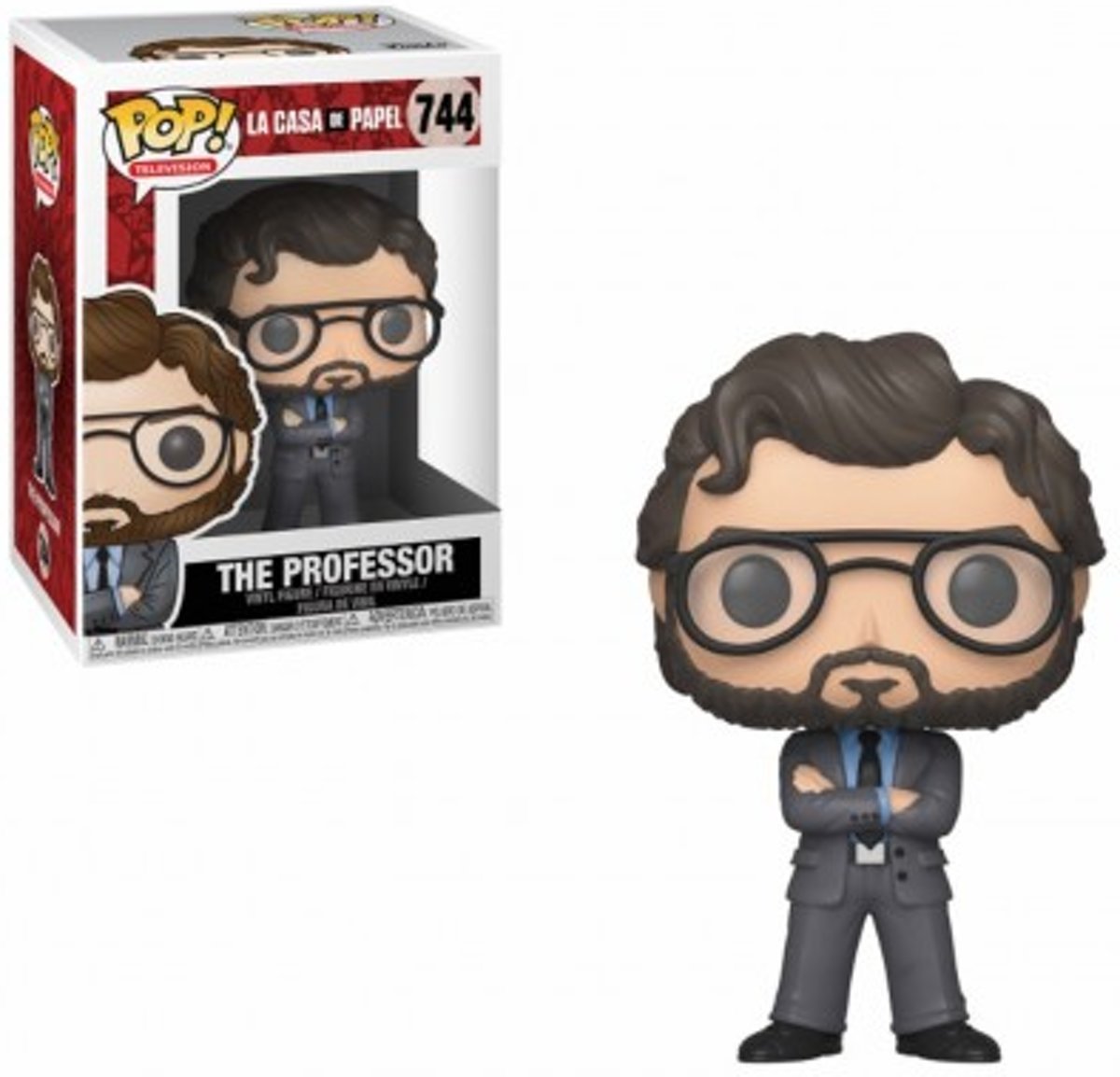 Pop Money Heist Professor Vinyl Figure La Casa de Papel