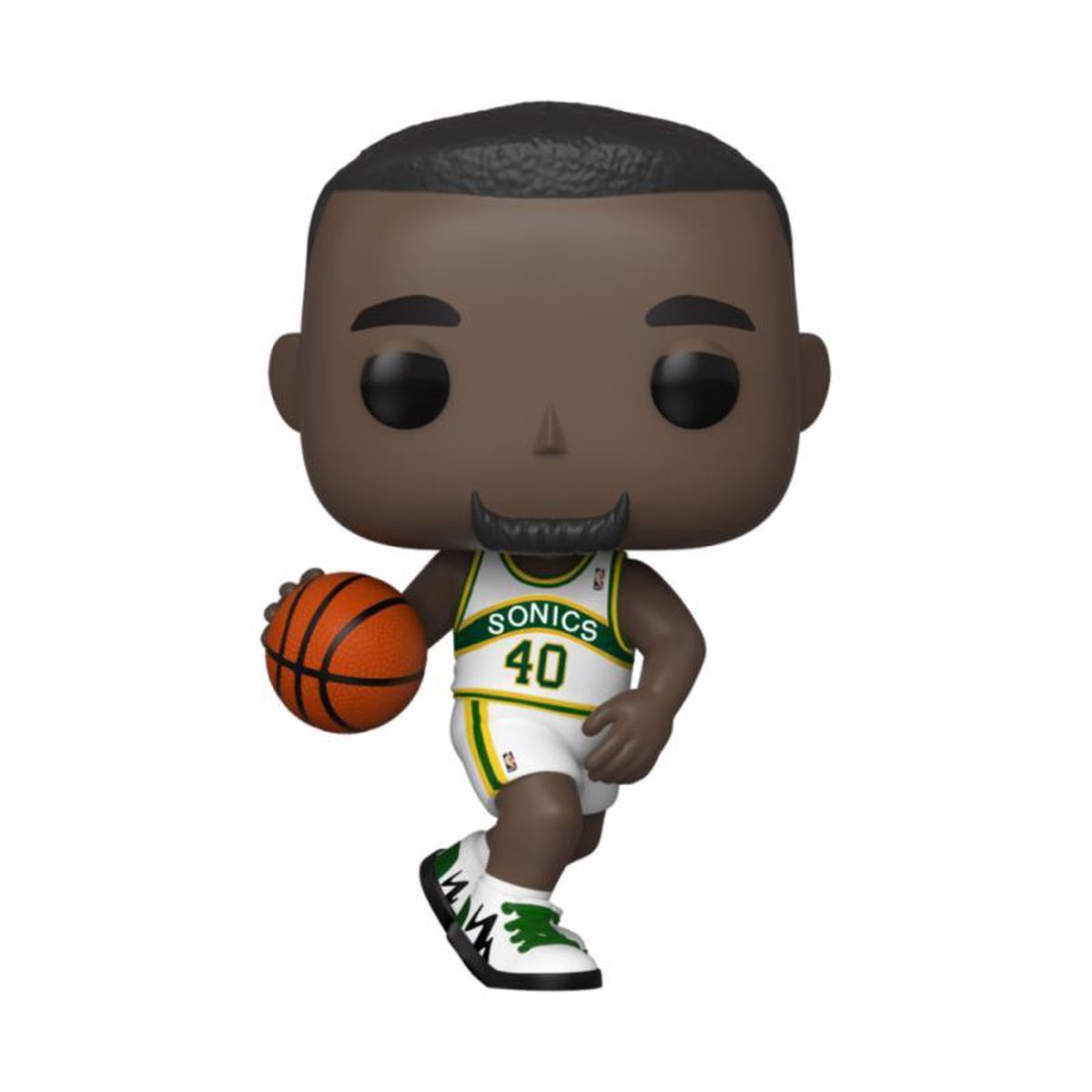 Pop NBA Legends Shawn Kemp Sonics Home Jersey Vinyl Figure