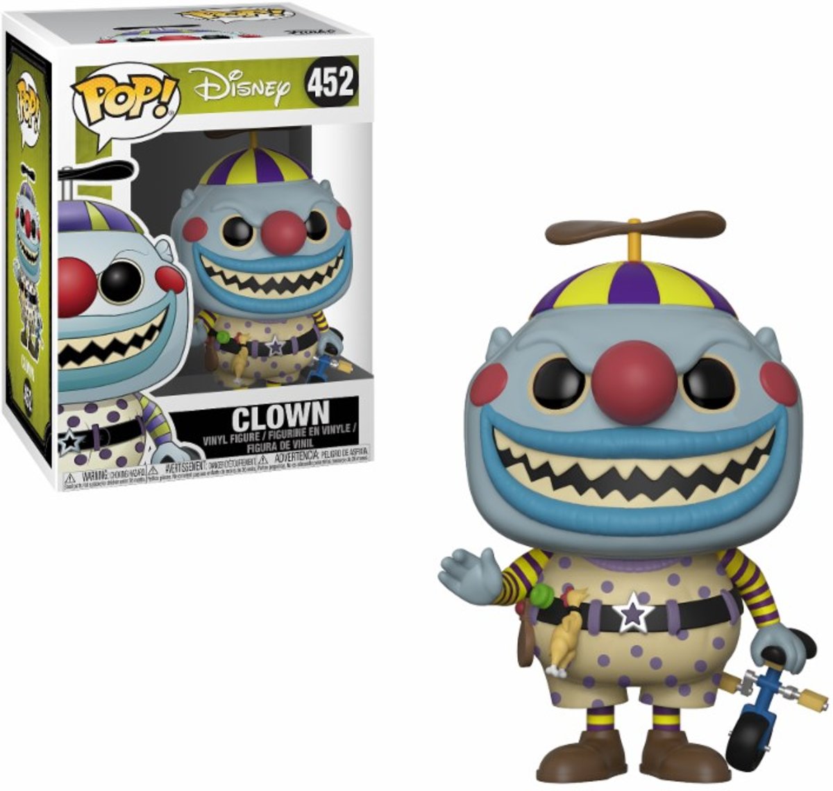 Pop Nightmare Before Christmas Clown Vinyl Figure