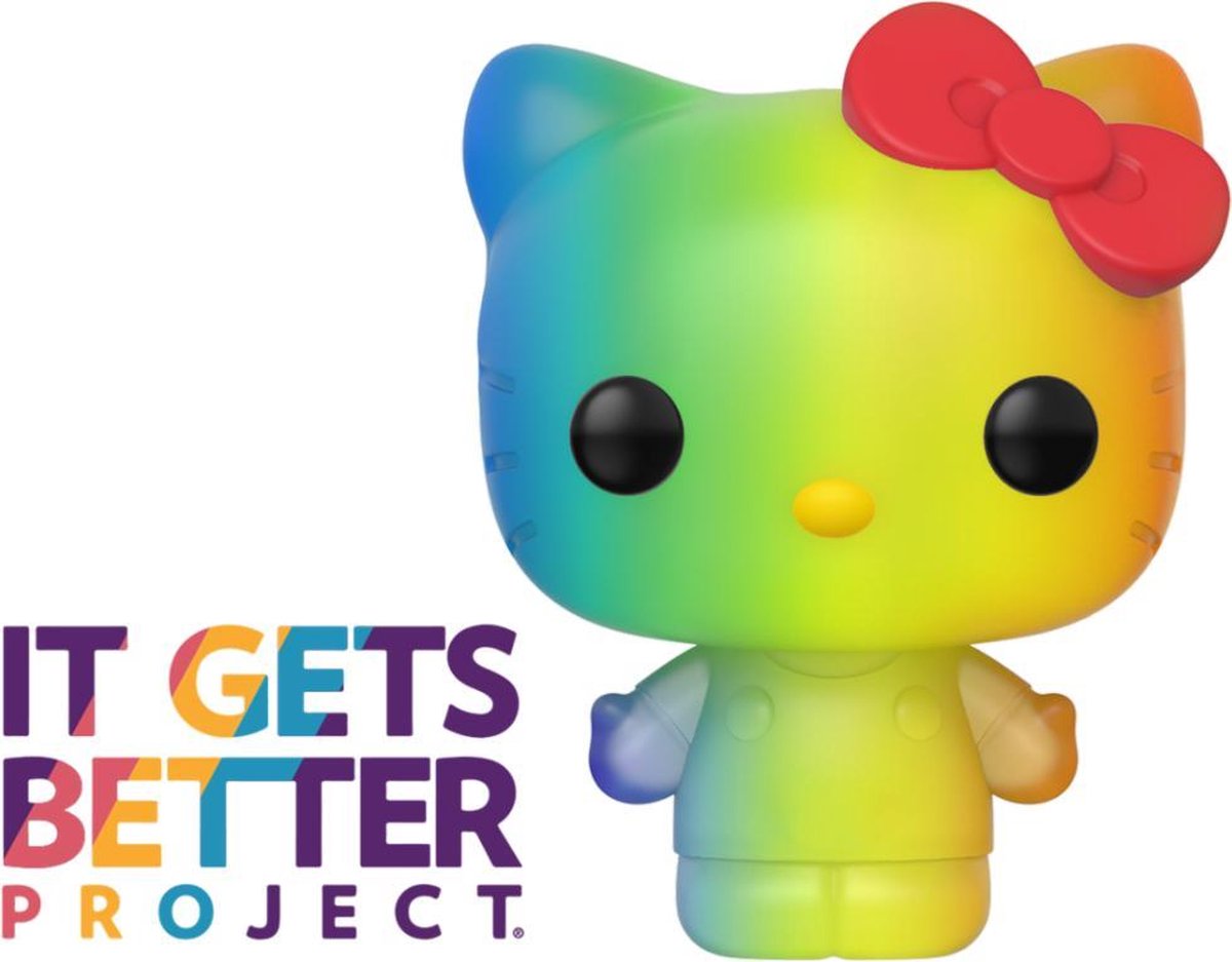 Pop Pride Hello Kitty Rainbow Vinyl Figure
