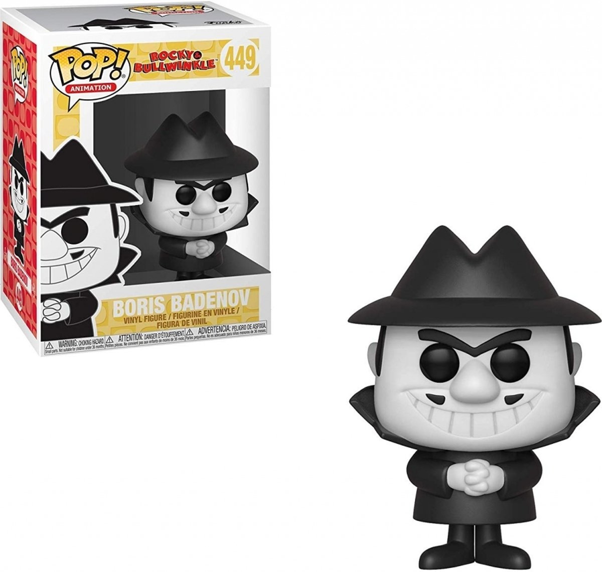 Pop Rocky and Bullwinkle Boris Vinyl Figure