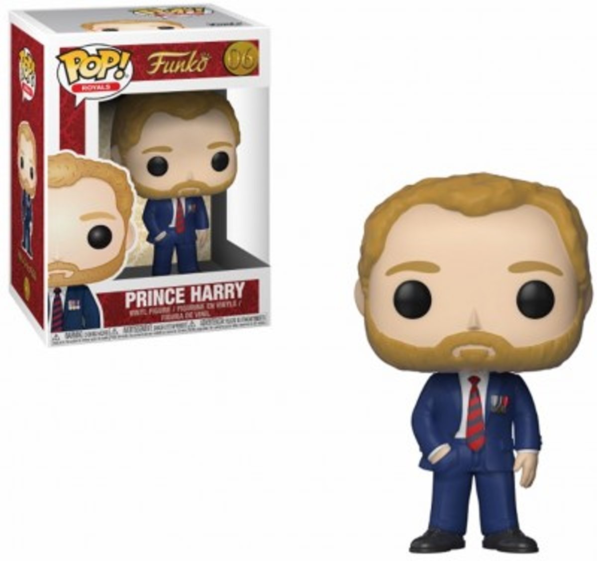 Pop Royal Family Prince Harry Vinyl Figure