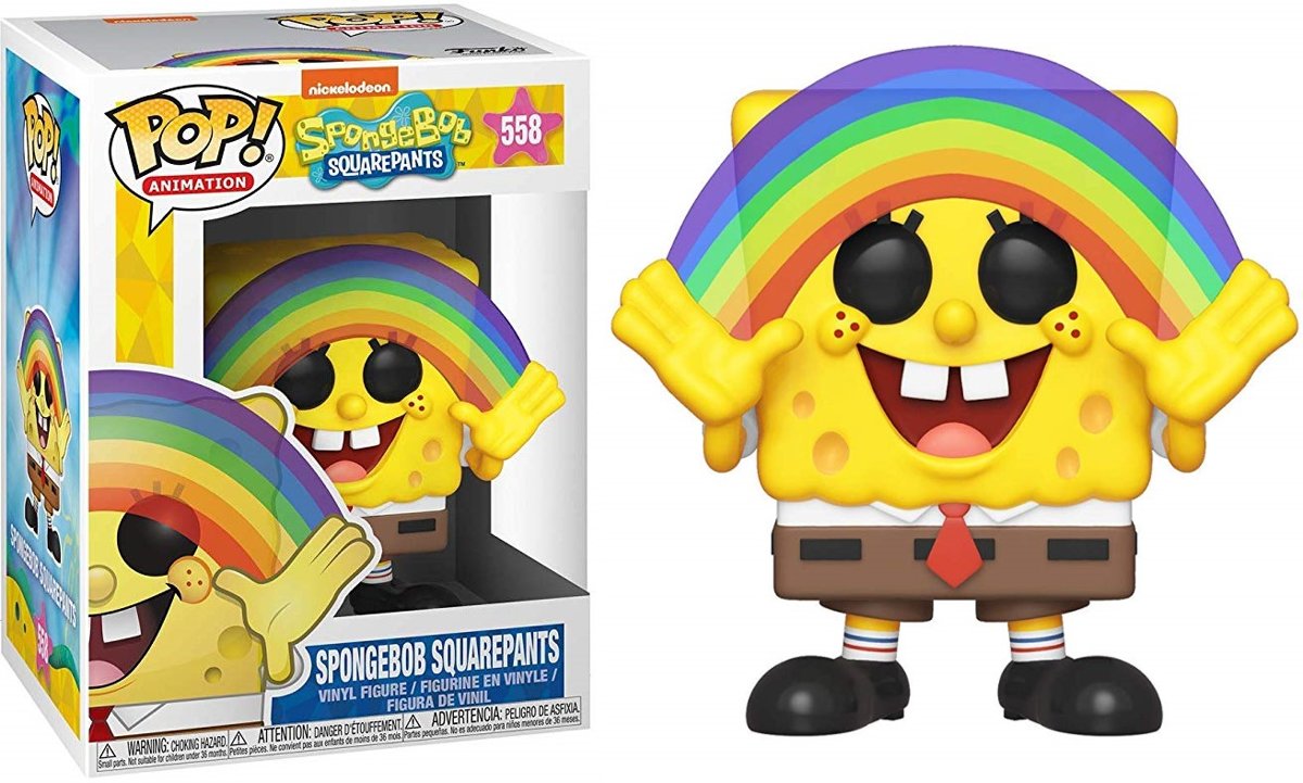 Pop Spongebob Rainbow Vinyl Figure