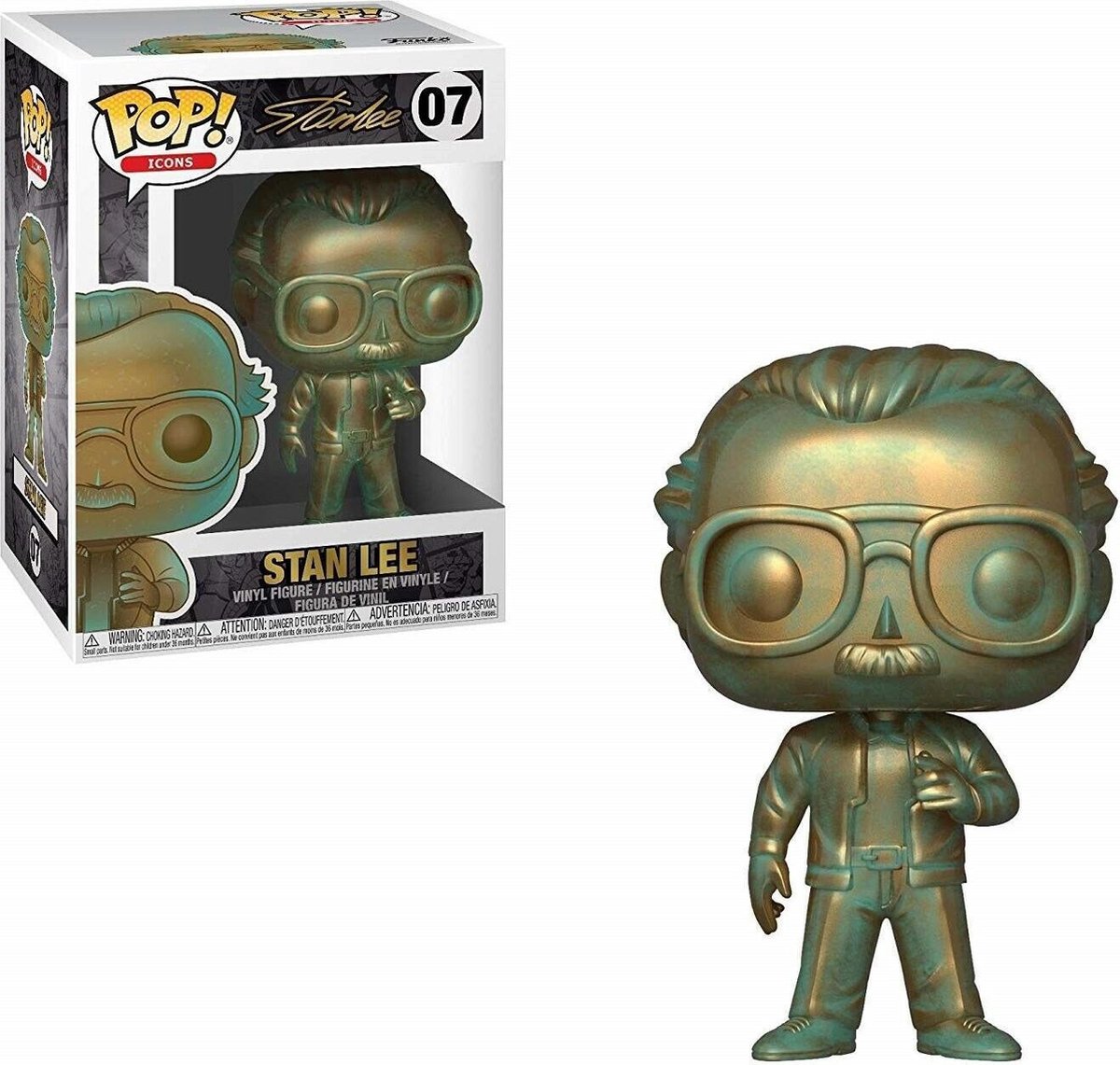 Pop Stan Lee Patina Vinyl Figure