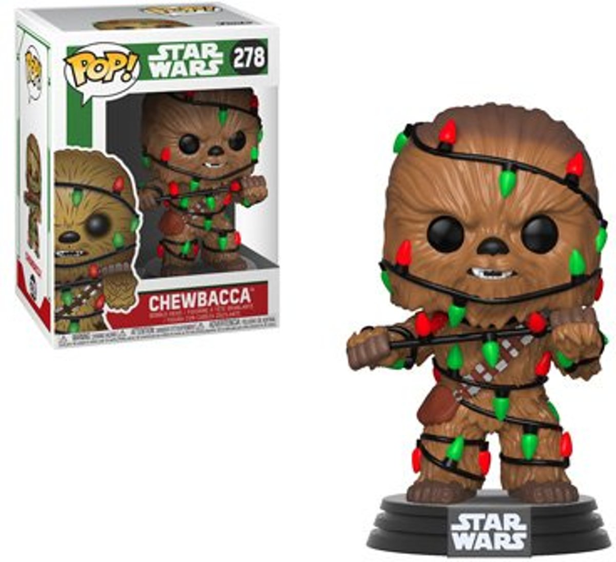 Pop Star Wars Holiday Chewbacca Vinyl Figure