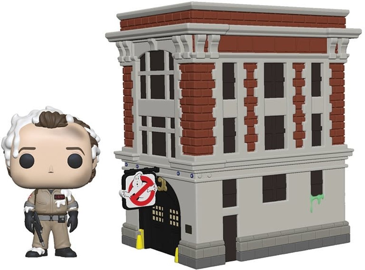 Pop Town Ghostbusters Peter Venkman with Firehouse