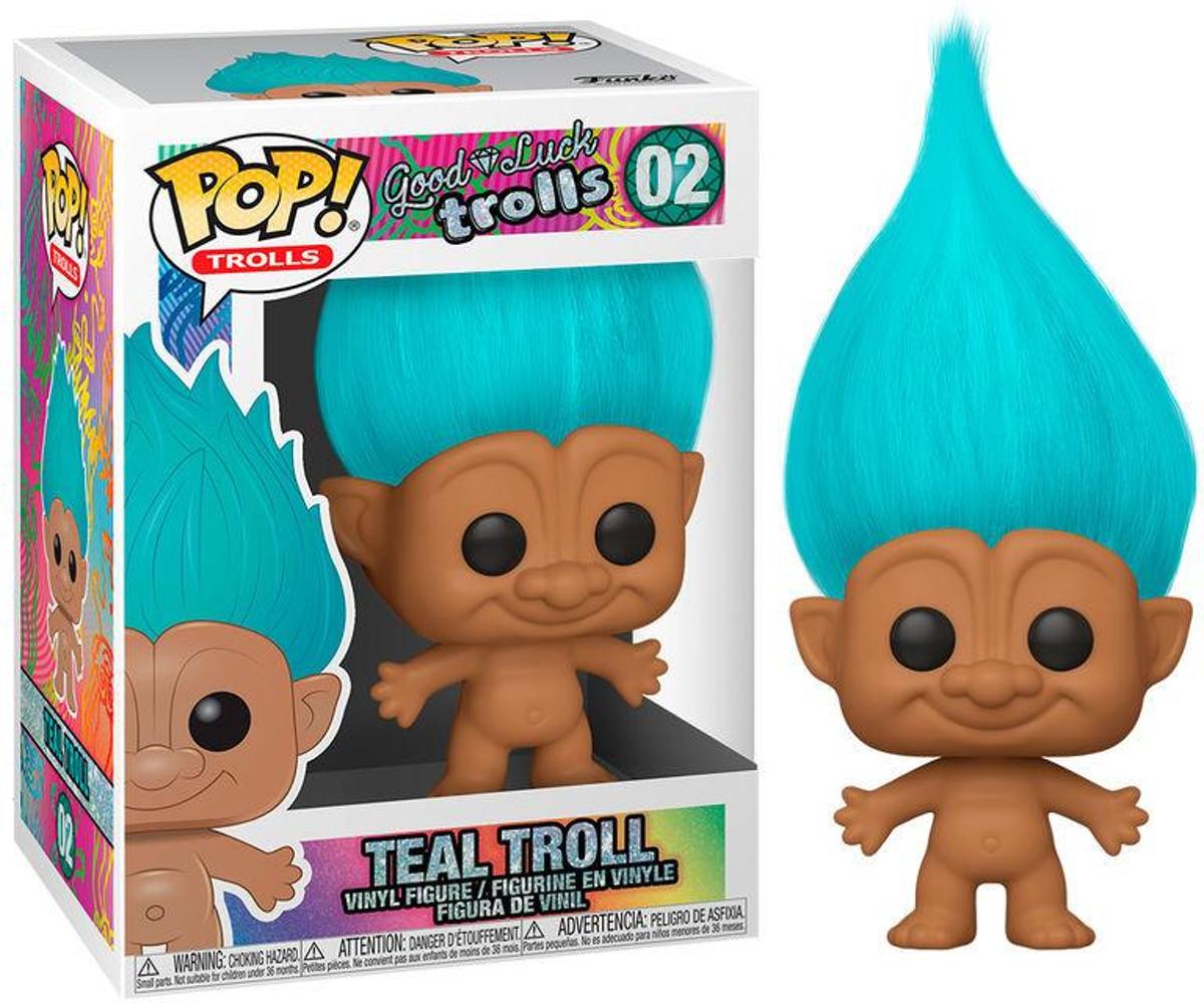 Pop Trolls Teal Troll Vinyl Figure