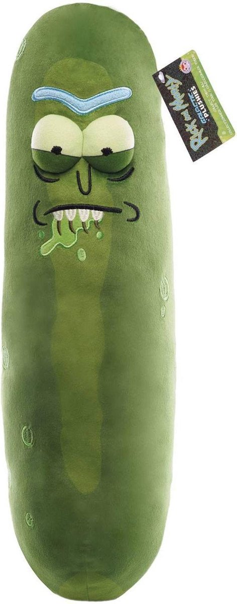 Rick & Morty Galactic Plushies Plush Figure Pickle Rick (Biting Lip) 46 cm