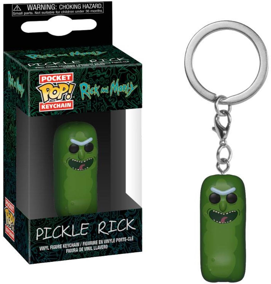 Rick and Morty Pocket POP! Vinyl Keychain Pickle Rick