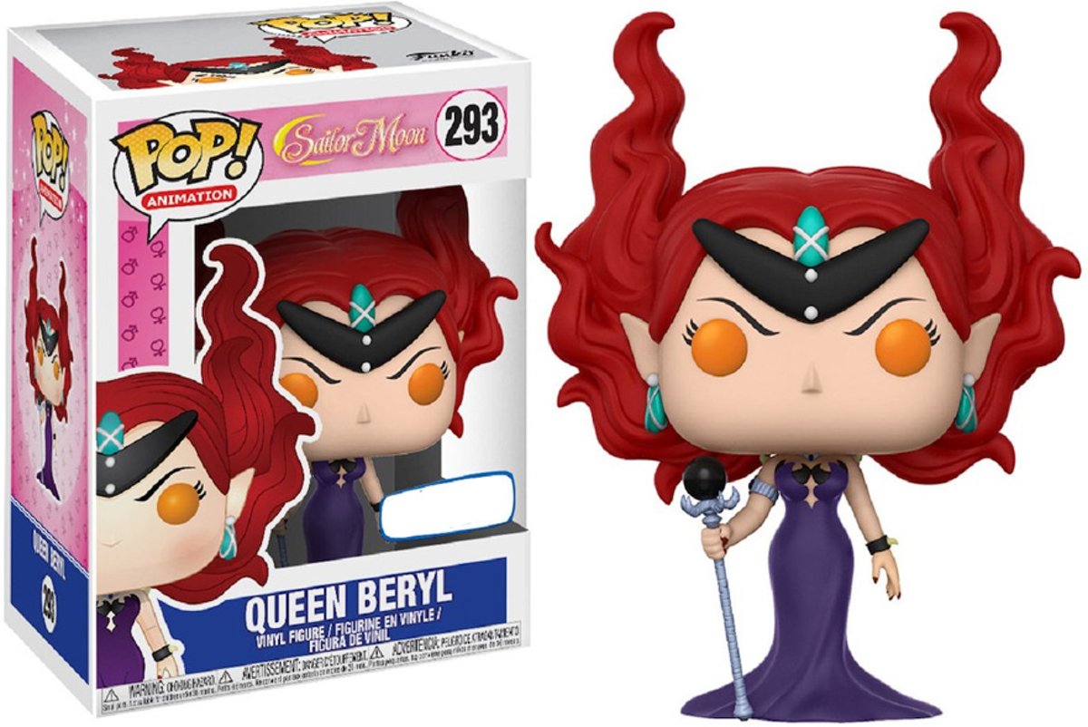 SAILOR MOON - Bobble Head POP N° 293 - Queen Beryl LIMITED