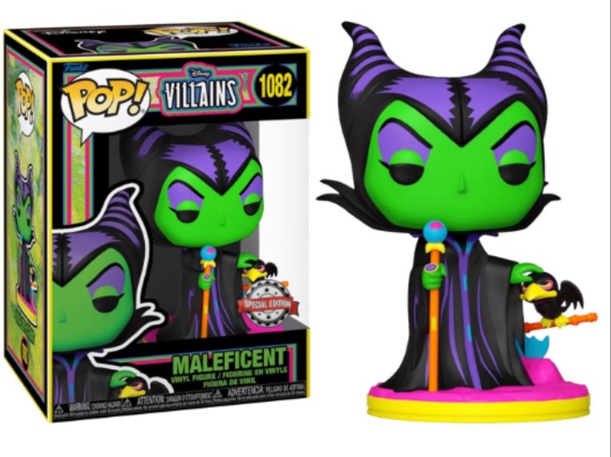 SLEEPING BEAUTY - POP N° 1082 - Maleficient Blacklight SPECIAL EDITION