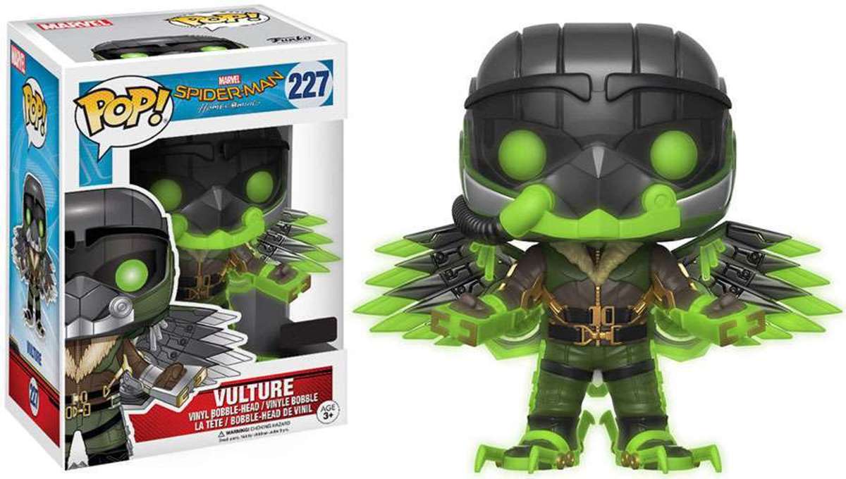 SPIDER-MAN HOMECOMING - Bobble Head POP N° 227 - Vulture GITD LTD