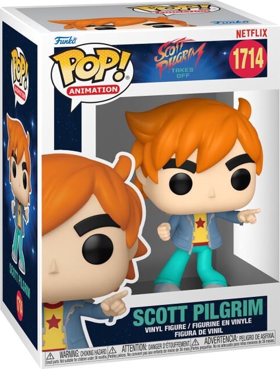 Scott Pilgrim Scott Pilgrim vinylfiguur 1714   Pop! meerkleurig - PVC - Fan merch, Film