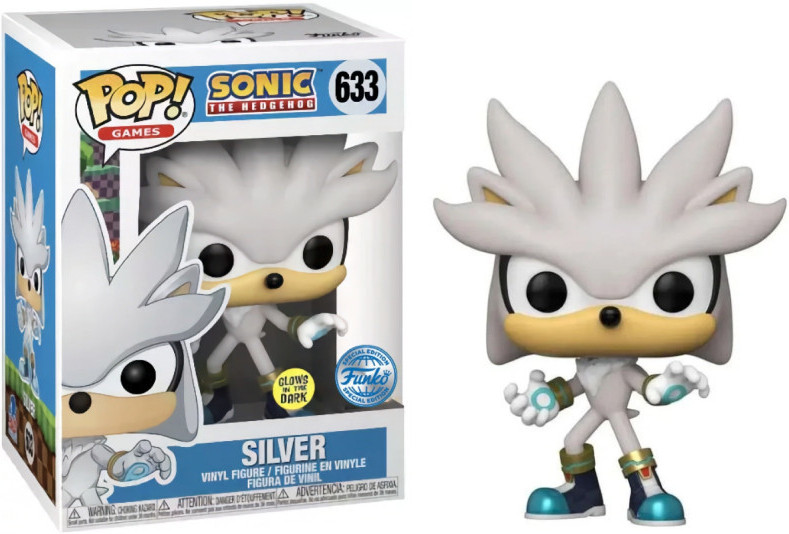 Sonic 30th Anniversary   Pop Vinyl: Silver the Hedgehog (Glow in the Dark)